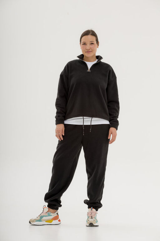 Костюм из флиса антипиллинг премимум качество,, черный - Knitka wear фото 2