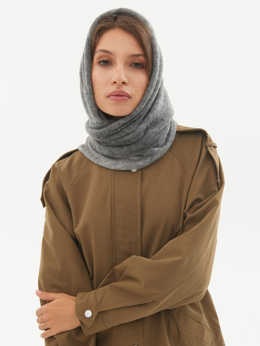 Шарф (косынка) а1448 серый