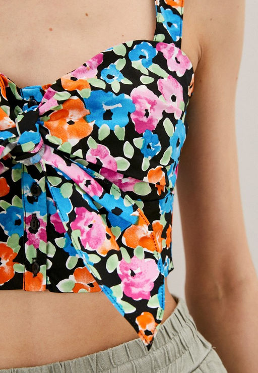 Блузка-топ в красно-белую клетку - Incity фото 24