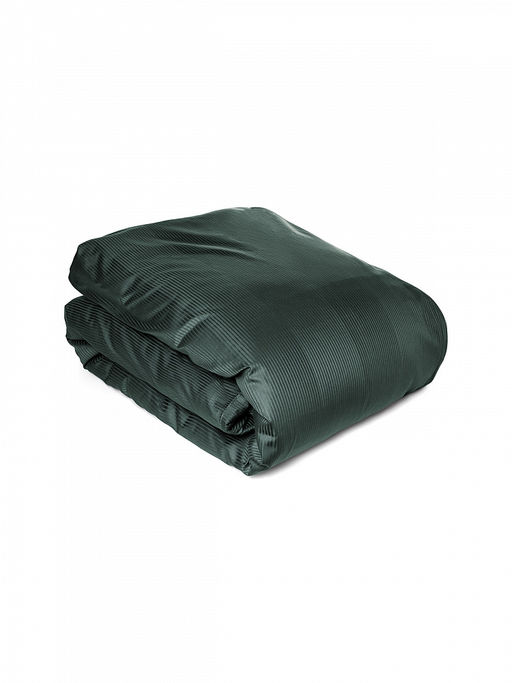Пододеяльник сатин-страйп 175x210 зеленый сатин - Denastia фото 2