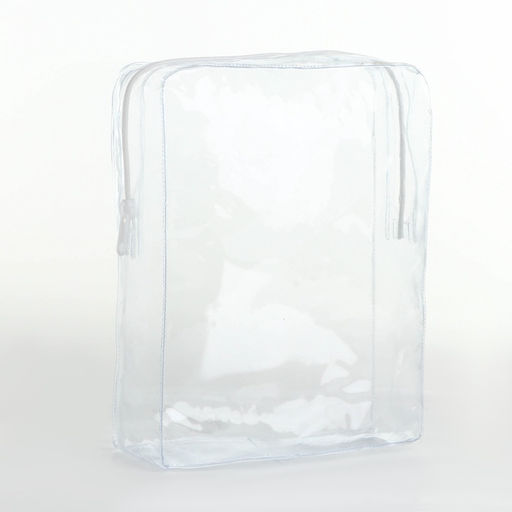 Цена за 2 шт. Косметичка на молнии для бассейна, прозрачная