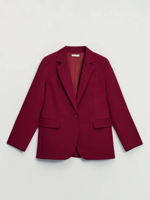 Однобортный жакет прямого кроя / Zarina