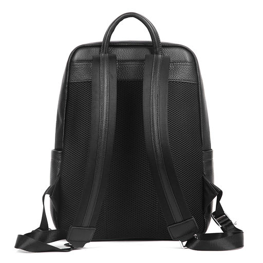 Рюкзак мужской, кожа, MIRONPAN 19153 Черный фото 4