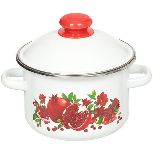 ЭМ_Кастрюля 2,0 л цил. ДЕКОЛЬ ОБОД н/о, арт. 1MD161М