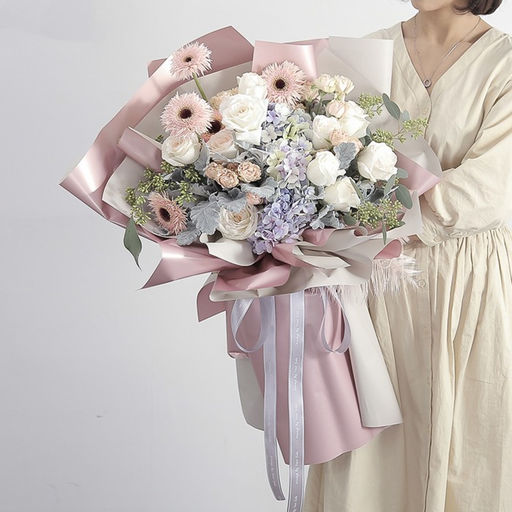 Пленка матовая для цветов, двухсторонняя,Зефир, фиолетово-бронзовая, 57 см х 5 м - Simaland фото 6