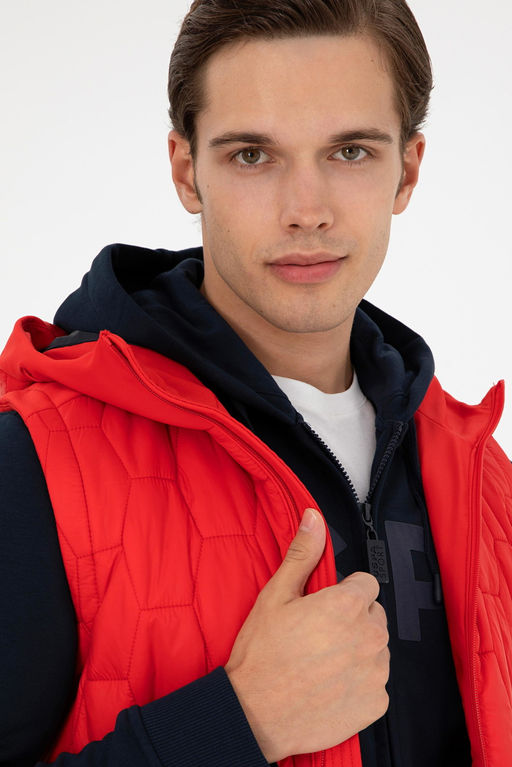 Мужской красный жилет - U.s. polo assn фото 2