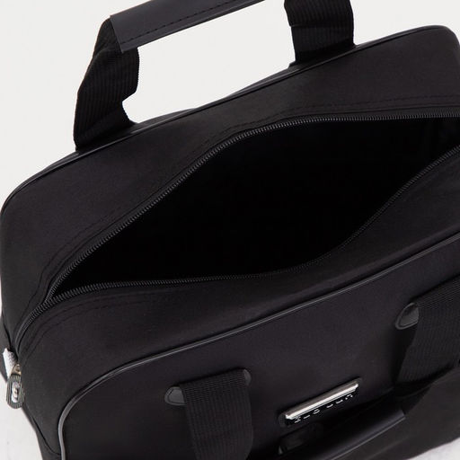 Сумка дорожная 2 в 1 на колёсах 20, отдел на молнии, 4 наружных кармана, цвет чёрный - Simaland фото 8