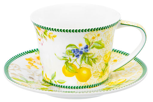 Чайн. наб. 12 пр. 270 мл Лимоны, NEW BONE CHINA - Elan gallery фото 17