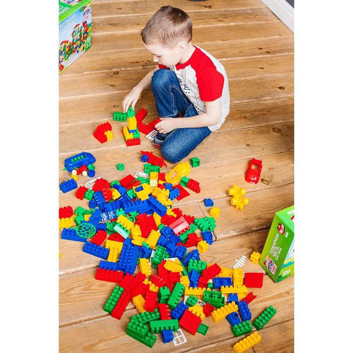 Конструктор пластиковый Мой город, 253 детали - Соломон фото 6