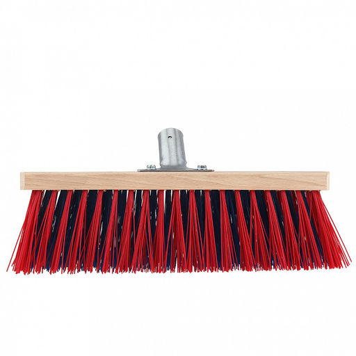 Щетка для пола деревянная 30см, втулка наклонная металлическая с резьбой д22мм, бук (Россия)