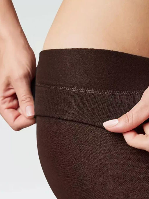 Колготки женские с флисом TEATRO ICE STYLE 240 den SUPER MAXI коричневый