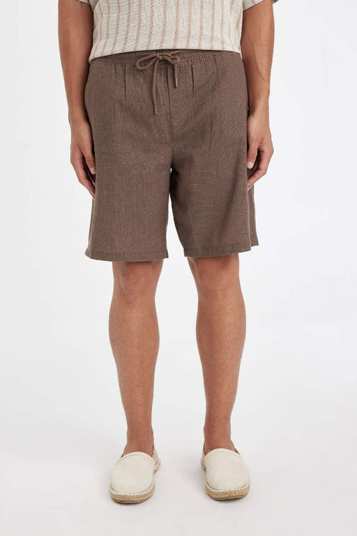 Хлопковые шорты-бермуды свободного покроя - Defacto фото 5