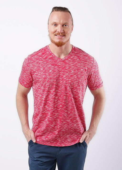 CLE Футболка муж. 552351/01он белый/красный - Clever wear фото 3