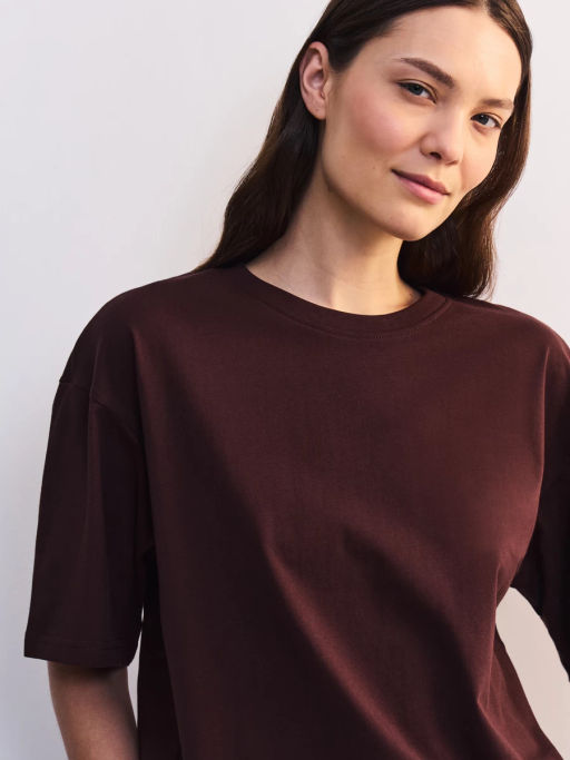 Футболка оверсайз из хлопка ZR2605013413-27 / Zarina