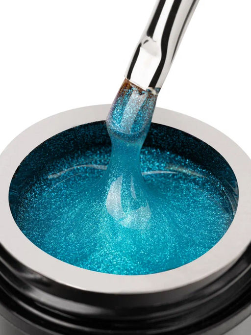 Manita Professional Гель моделирующий для ногтей с хлопьями юки / Builder Gel Euphoria №04, 15 мл