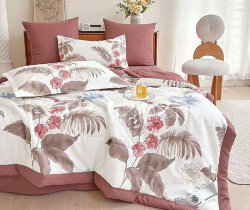 Одеяло Boris E-Shine Мако-Сатин с простыней и наволочками ODBORMS012 Евро