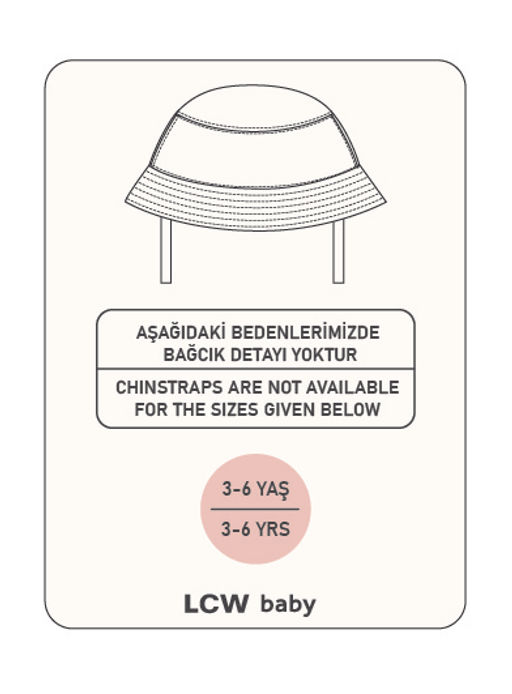 D?z Pamuklu K?z Bebek Bucket ?apka - Waikiki фото 2