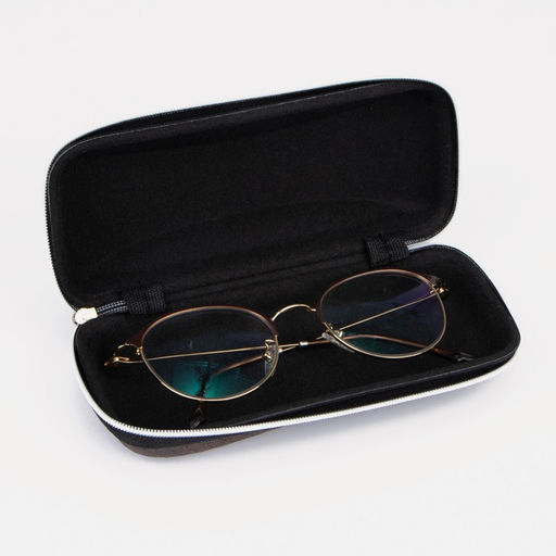 Футляр для очков молнии, 17 7 5 см, цвет коричневый - Simaland фото 4