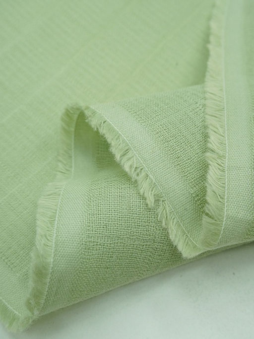 Муслин двухслойный цв.Сухая трава, СОРТ2, ш.1.35м, хлопок-100%, 100гр/м.кв - Купава фото 4