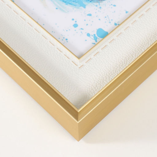 Фоторамка для фото 10×15 см «Аристея», пластик, золотая рама, 3.3×18.3×23.5 см