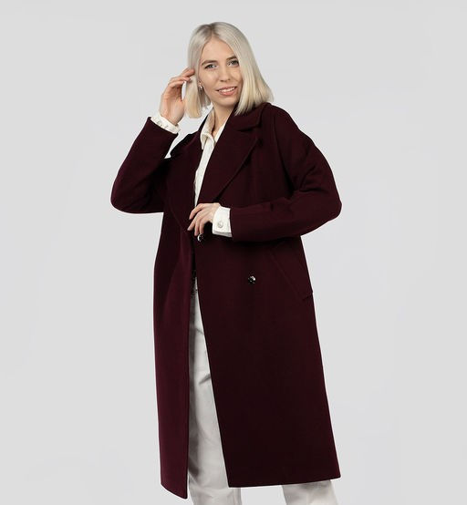 Пальто женское демисезонное (пояс) - El podio фото 11