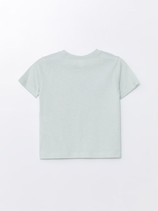 Bisiklet Yaka K?sa Kollu Bask?l? Erkek Bebek Ti??rt - Waikiki фото 2