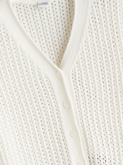 V Yaka Ajurlu K?z ?ocuk Triko H?rka