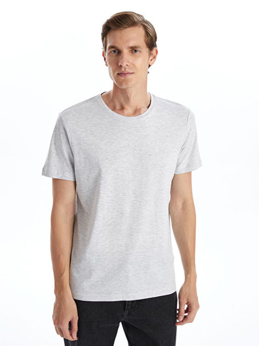 Bisiklet Yaka Penye Erkek Ti??rt