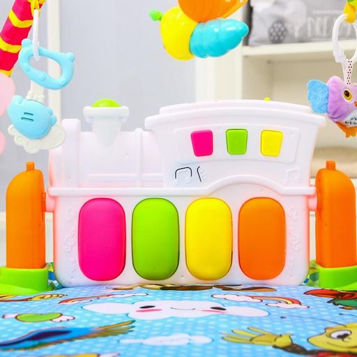 Развивающий музыкальный коврик Сказочное облако, 85х85 см, Крошка Я - Simaland фото 4