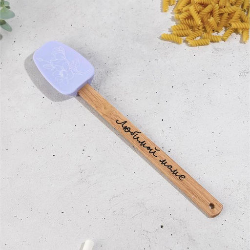 Силиконовая лопатка Белая ночь на формовой подложке, 11.5 28 см - Дорого внимание фото 2