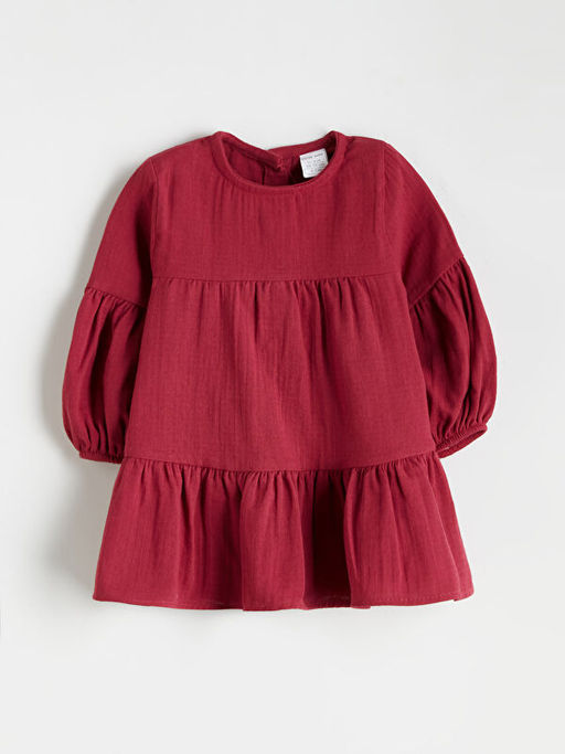 Bisiklet Yaka K?z Bebek Elbise