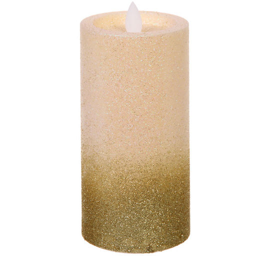 Цена за 4 шт. Сувенир с подсветкой "Свеча - Ночной огонь" 7,5*15 см (работает от батареек 3 ААА)