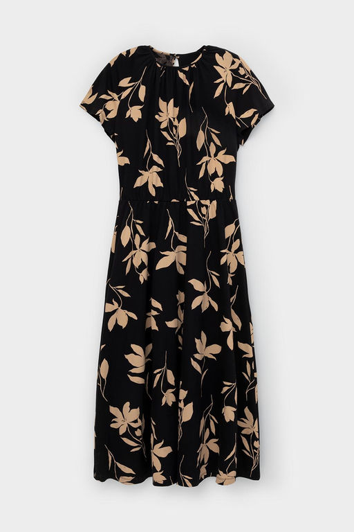 VERY NEAT _ ЕВТ 5046/темный черный,магнолия платье жен  фото 5