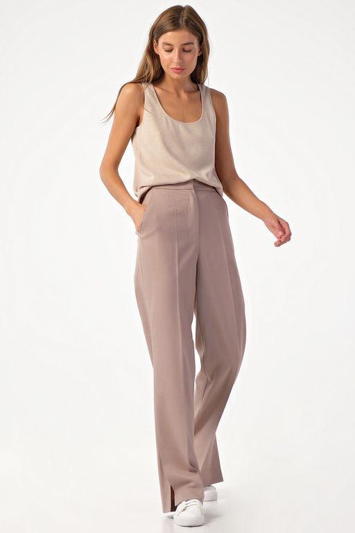 Топ трикотажный из вискозы белый - Fly фото 12