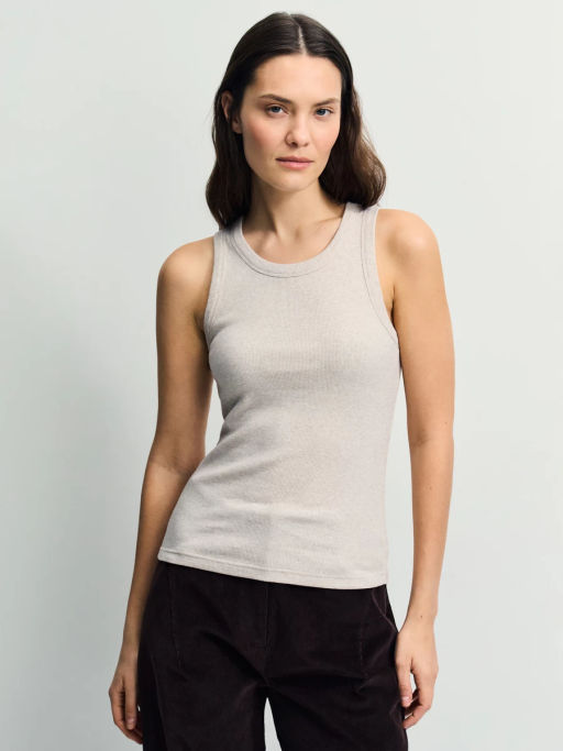 Базовая майка из хлопка / Zarina  фото 4