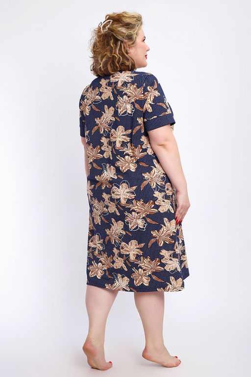 Халат 004 домашний на молнии