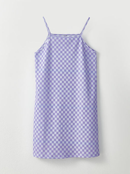 Ekose Desenli K?z ?ocuk Elbise ve Ti??rt - Waikiki фото 2