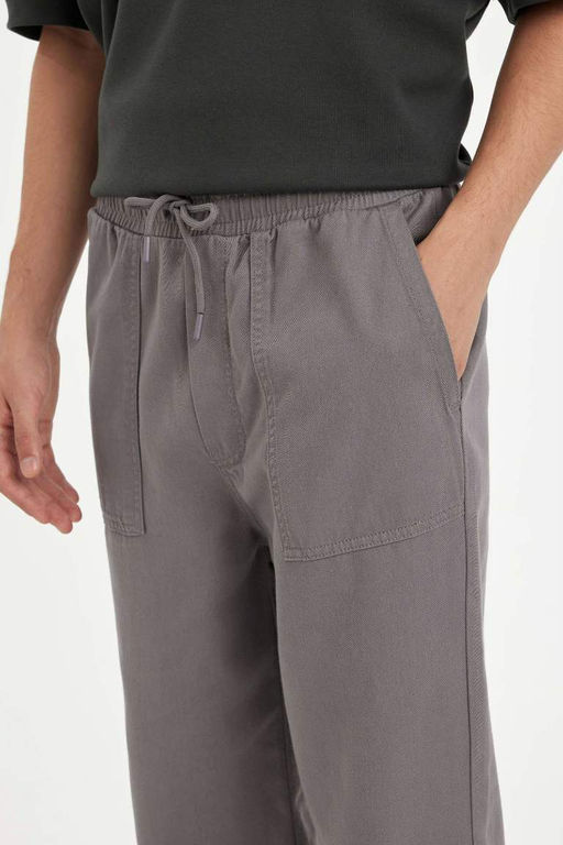 Широкие прямые брюки из габардина - Defacto фото 5