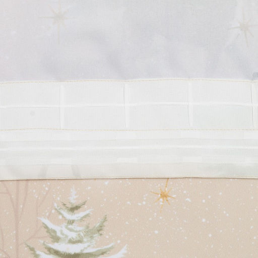 Новогодний комплект штор для кухни с подхватами Christmas forest 145х180см-2 шт, габардин - Этель фото 5