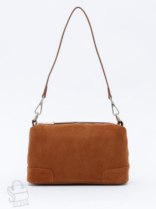 Сумка женская кожаная 5555PEF brown Polina&Eiterou