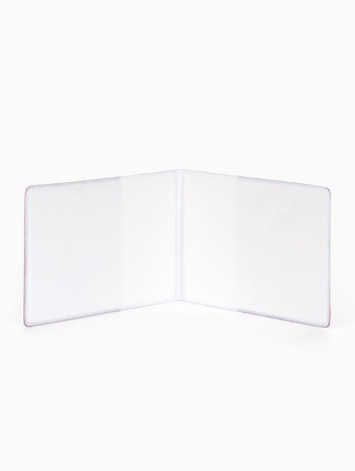 Обложка Удостоверение 11*0,3*8 см, Иск кожа, тисн. золото, бордовый