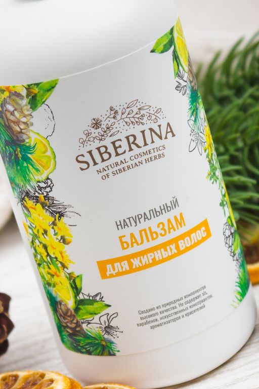 Бальзам "Для жирных волос" SIBERINA