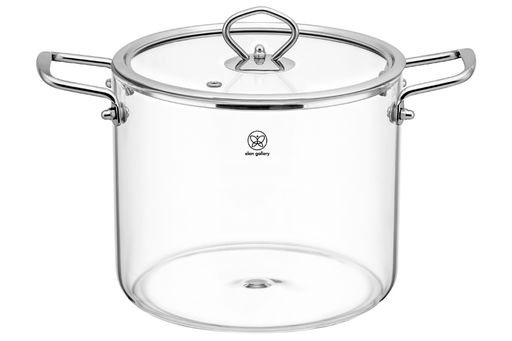 Кастрюля 4,5 л 30*20*20,5 см Crystal glass с крышкой - Elan gallery фото 26