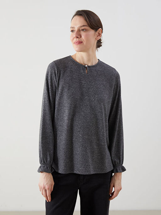 Bisiklet Yaka Kad?n Bluz