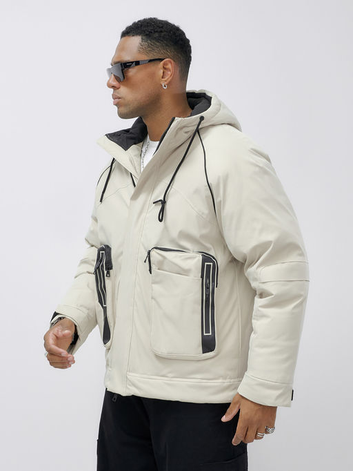 Куртка зимняя до - 20 бежевого цвета - Mtforce фото 8