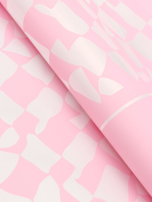 Цена за 20 шт. Плёнка флористическая для цветов и букетов, розовая, 57×57 см