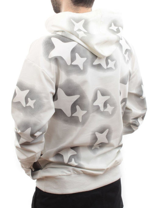 11027 WHITE Толстовка мужская (75% хлопок, 20% полиэстер, 5% спандекс)