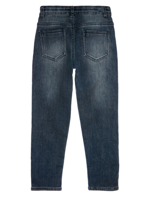 32411325 Брюки джинсовые утепленные флисом для мальчиков