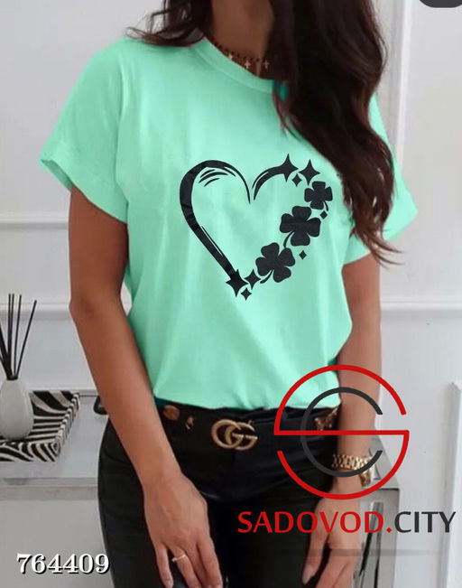 Футболка летняя с рисунком для женщин - Bruno фото 4