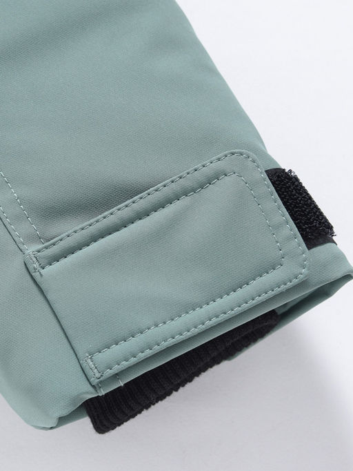 Парка зимняя мужская с капюшоном и мехом енот зеленого цвета 9537-1Z - Valianly фото 11